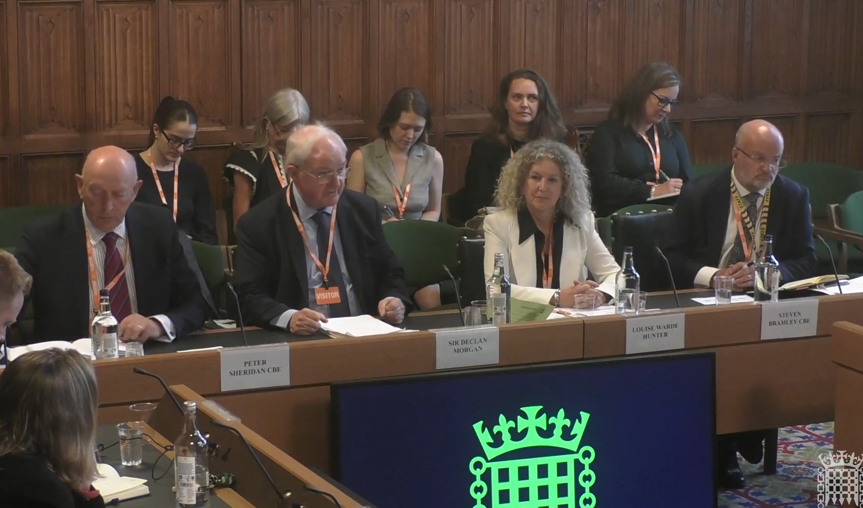 The leaders of the ICRIR giving evidence to the Northern Ireland Affairs committee