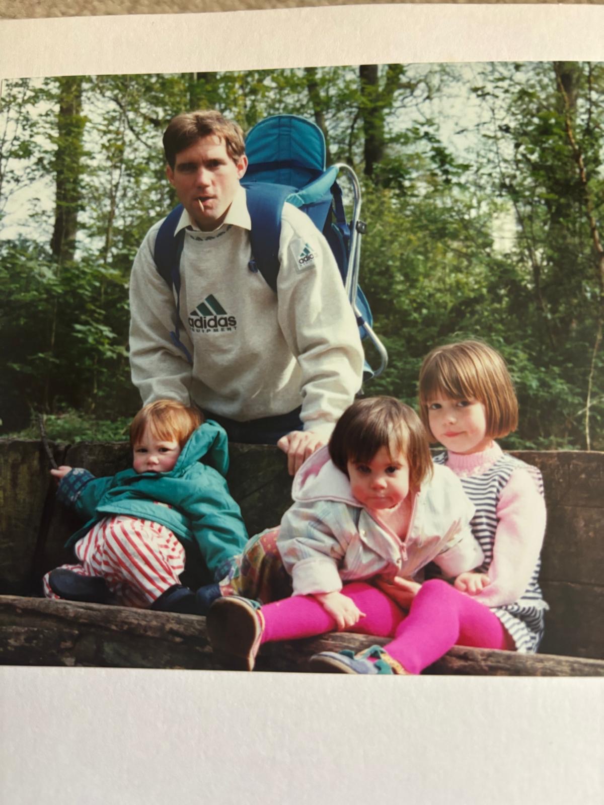 Major Gary Sparks and three children