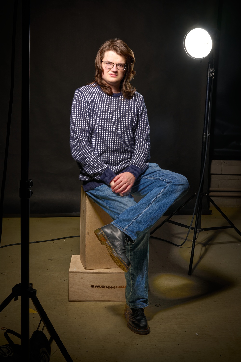 Man sitting on chair