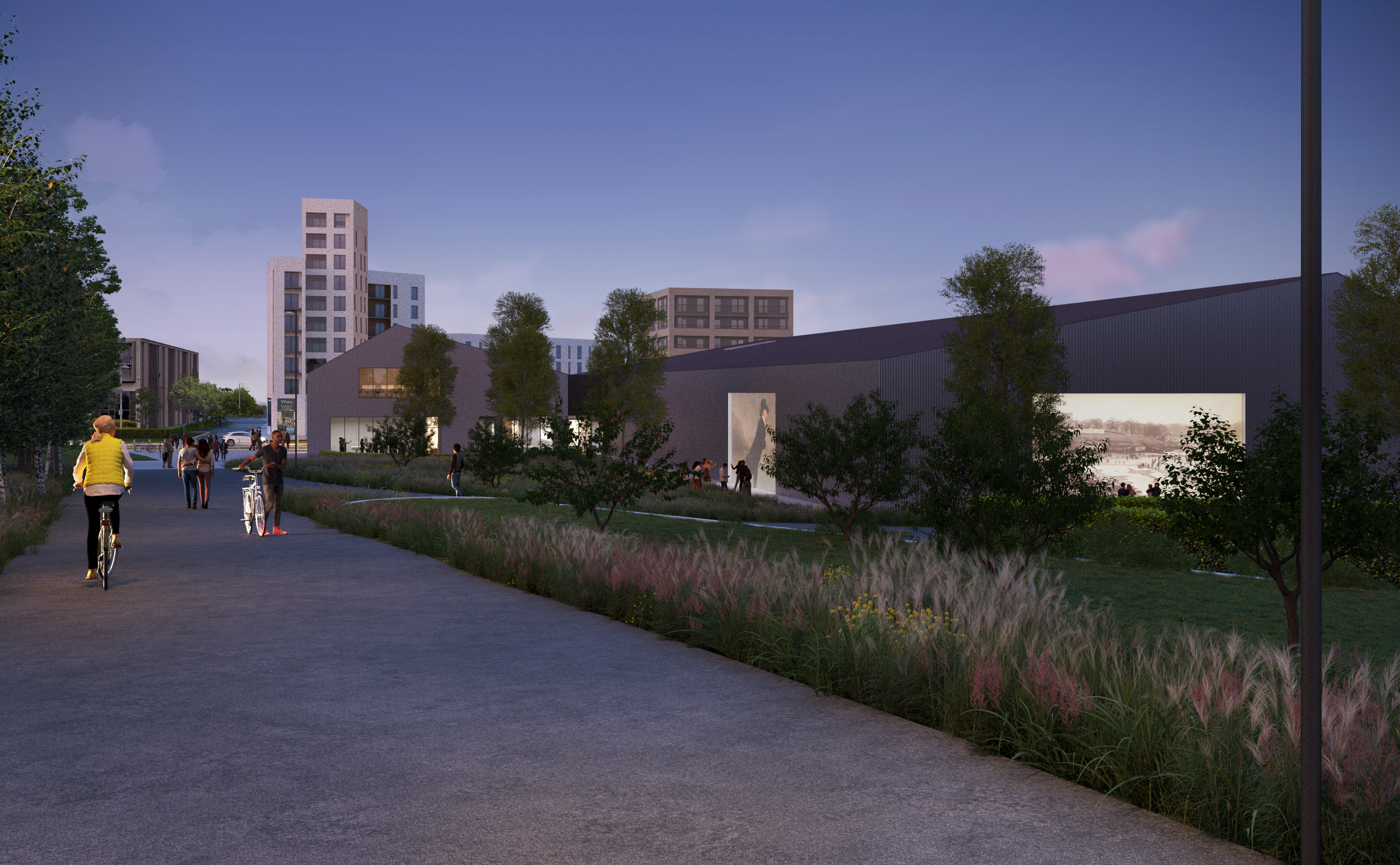 An artist's impression of the proposed Art Works building