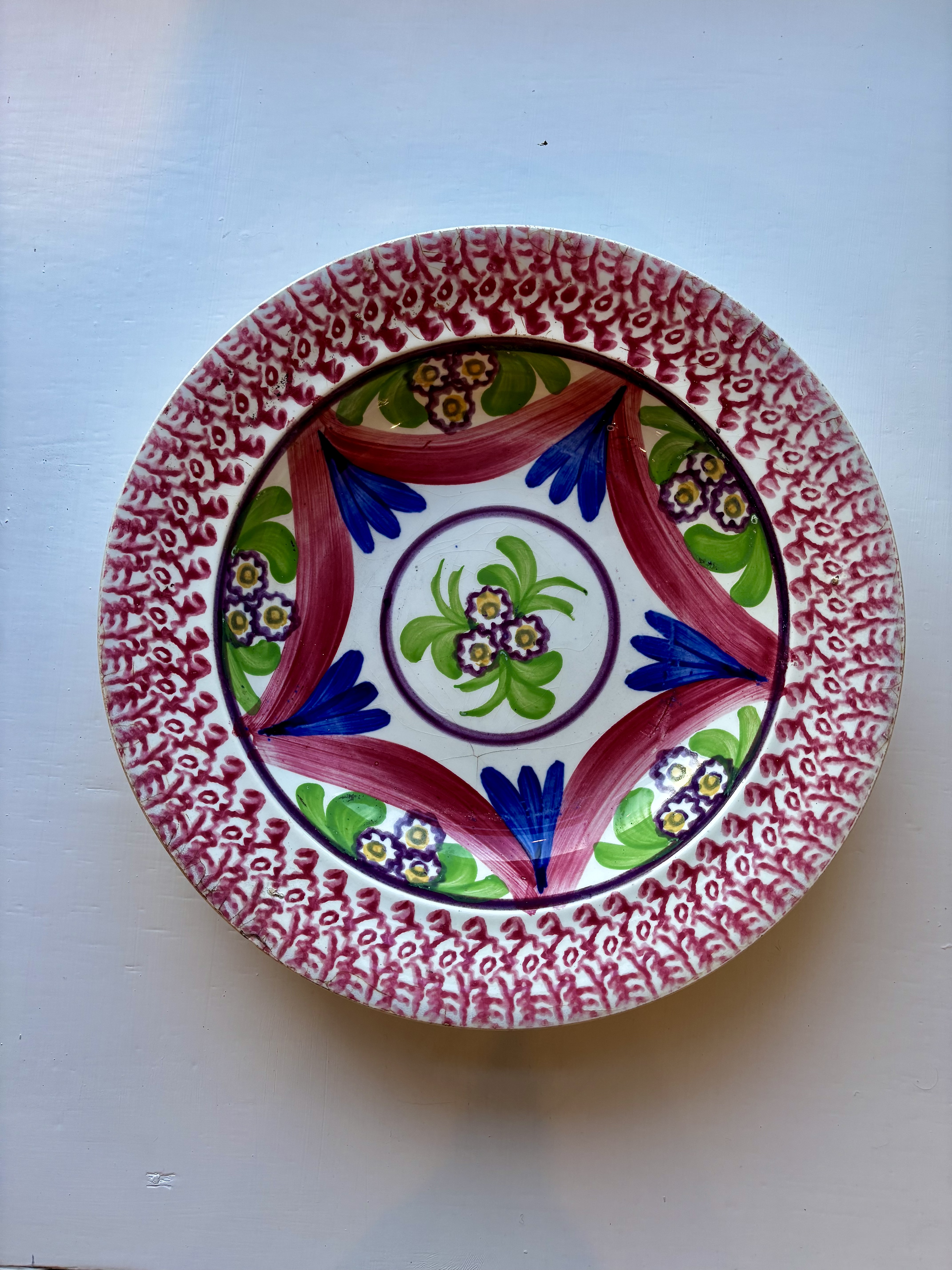 A colourful bowl was among the items recovered from the SS Eagle