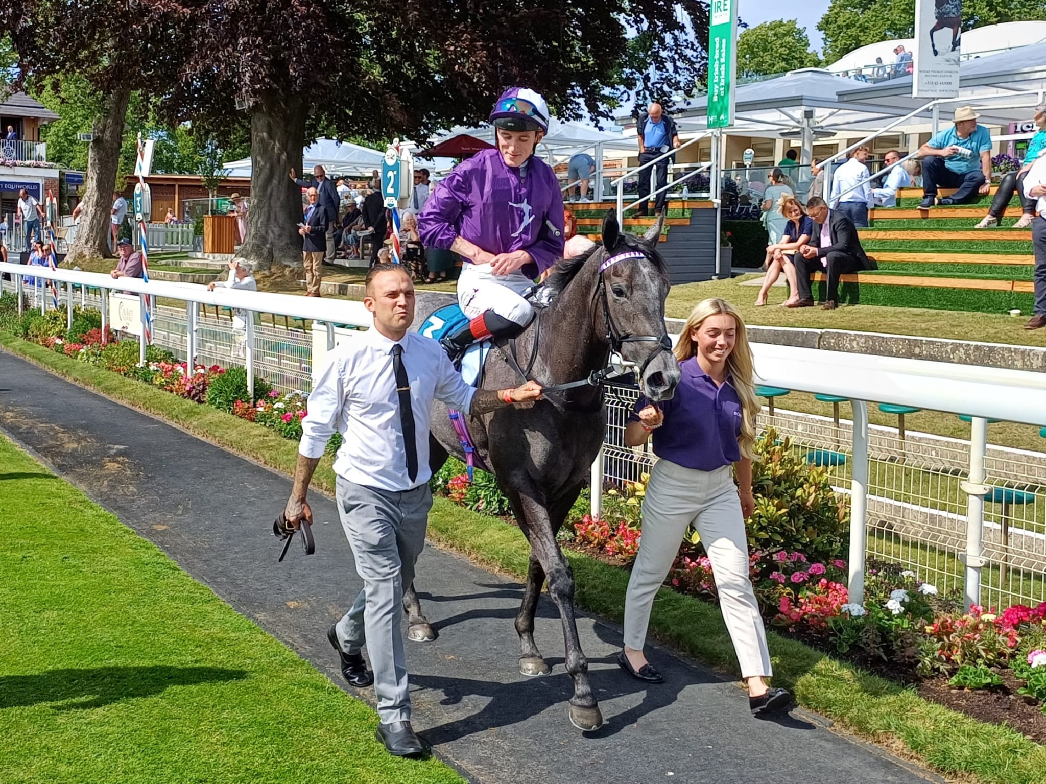 India Love made a winning debut under David Egan