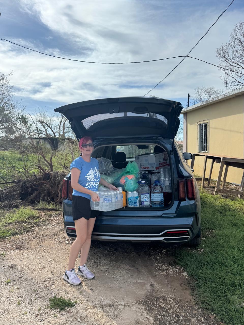 Orlagh Kilbride is fundraising to help victims of Hurricane Melissa in Jamacia.