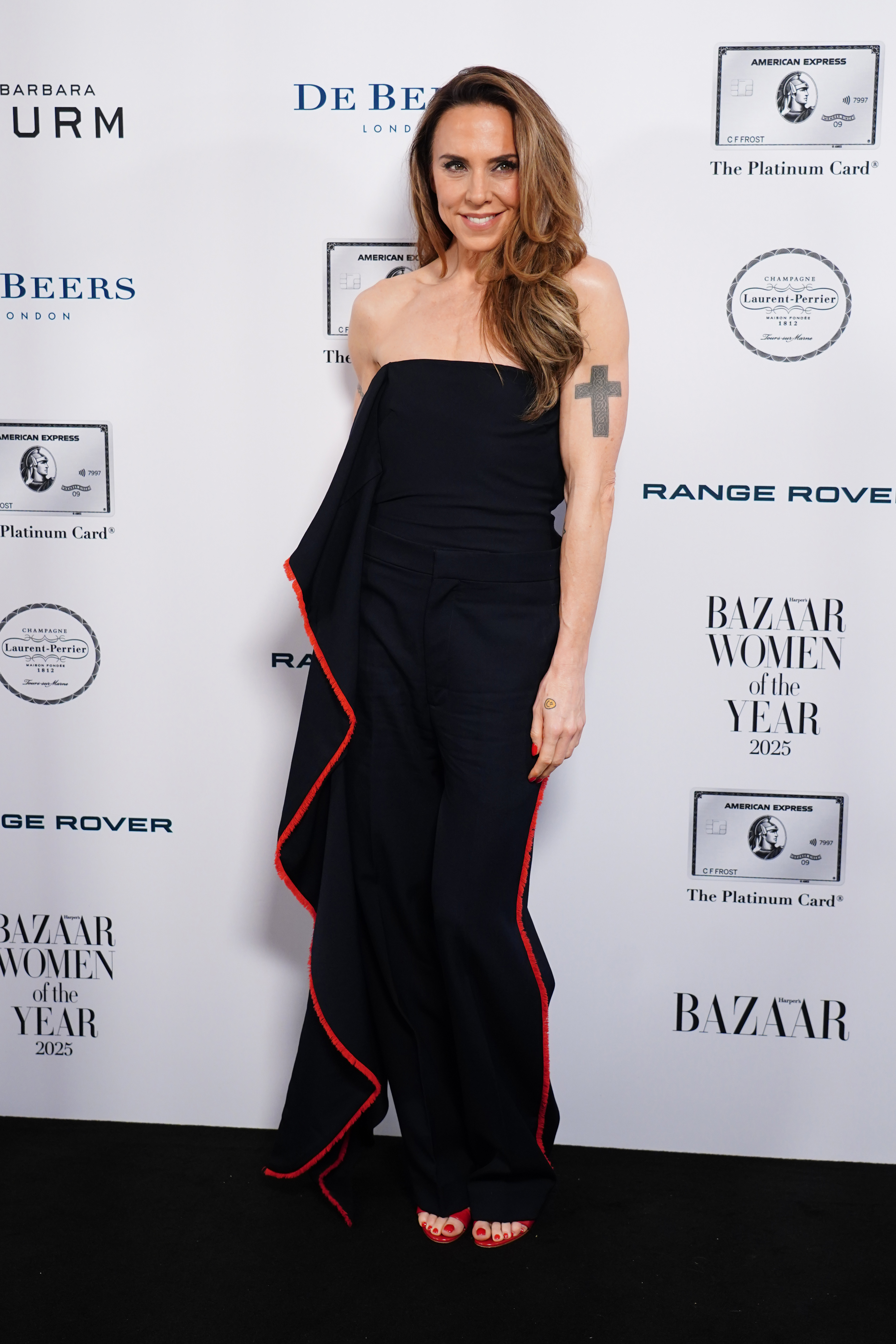 Melanie Chisholm attends Harper's Bazaar Women of the Year 2025 awards at Claridge's in central London