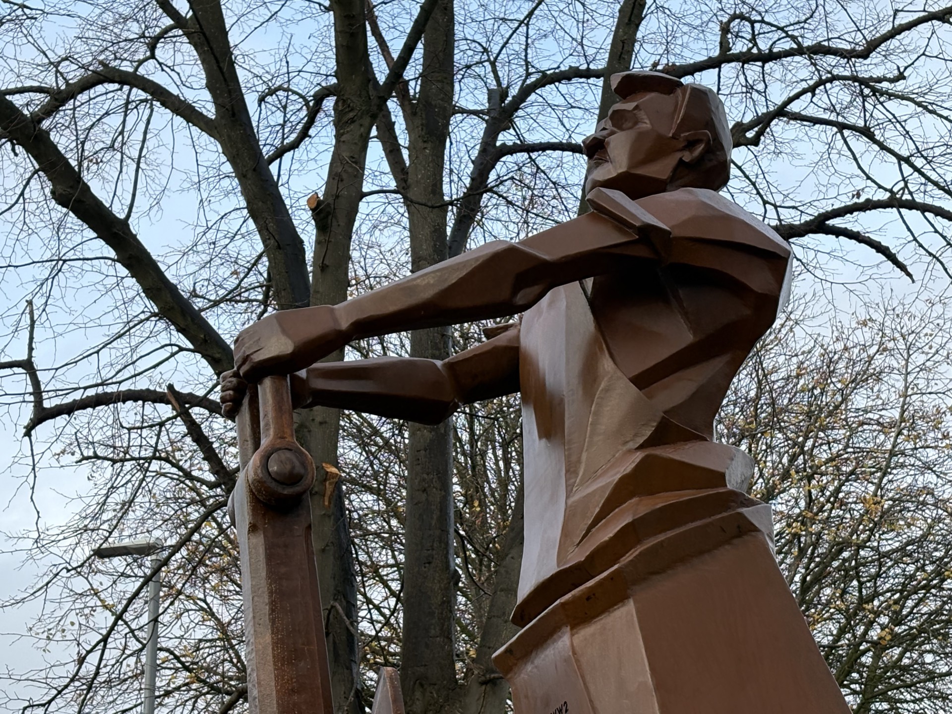 Fighting from Home statue