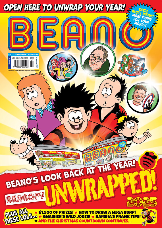 The front page of the Beano comic