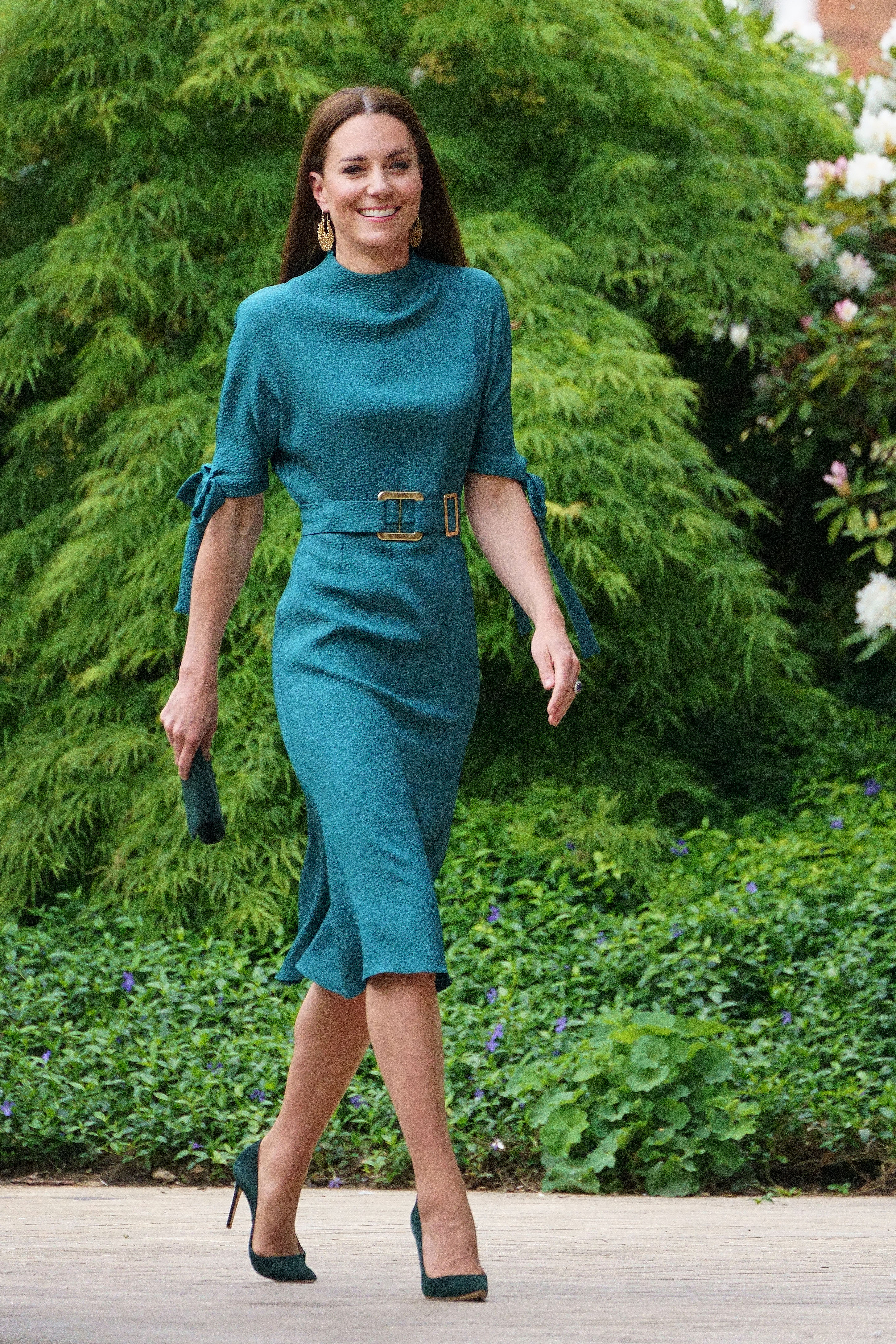 The Princess of Wales arrives at the Design Museum in London where she will present the Queen Elizabeth II Award for British Design at an event hosted by the British Fashion Council. Picture date: Wednesday May 4, 2022.