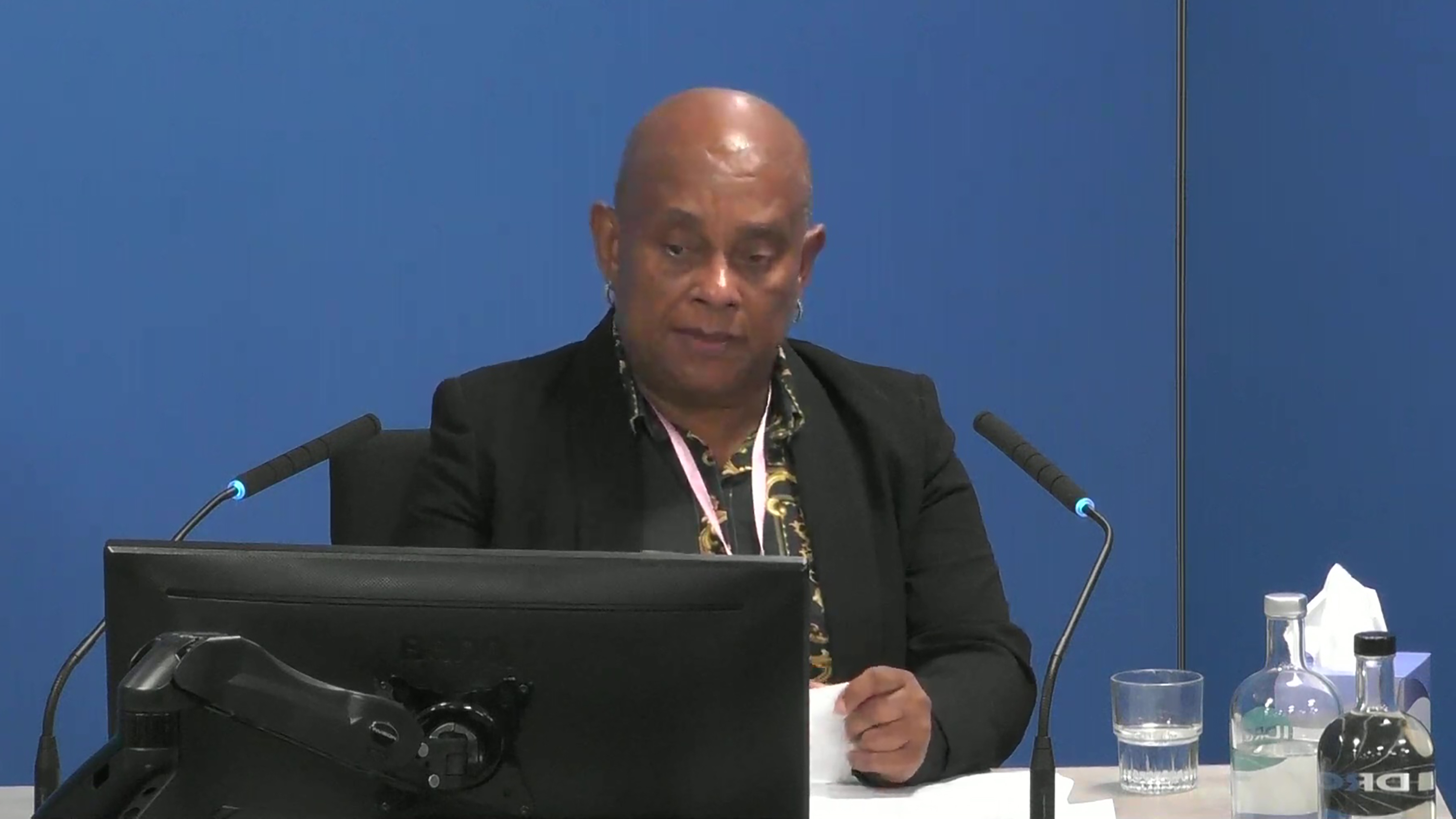 Screen grab taken from Undercover Policing Inquiry livestream of Baroness Doreen Lawrence, the mother of Stephen Lawrence