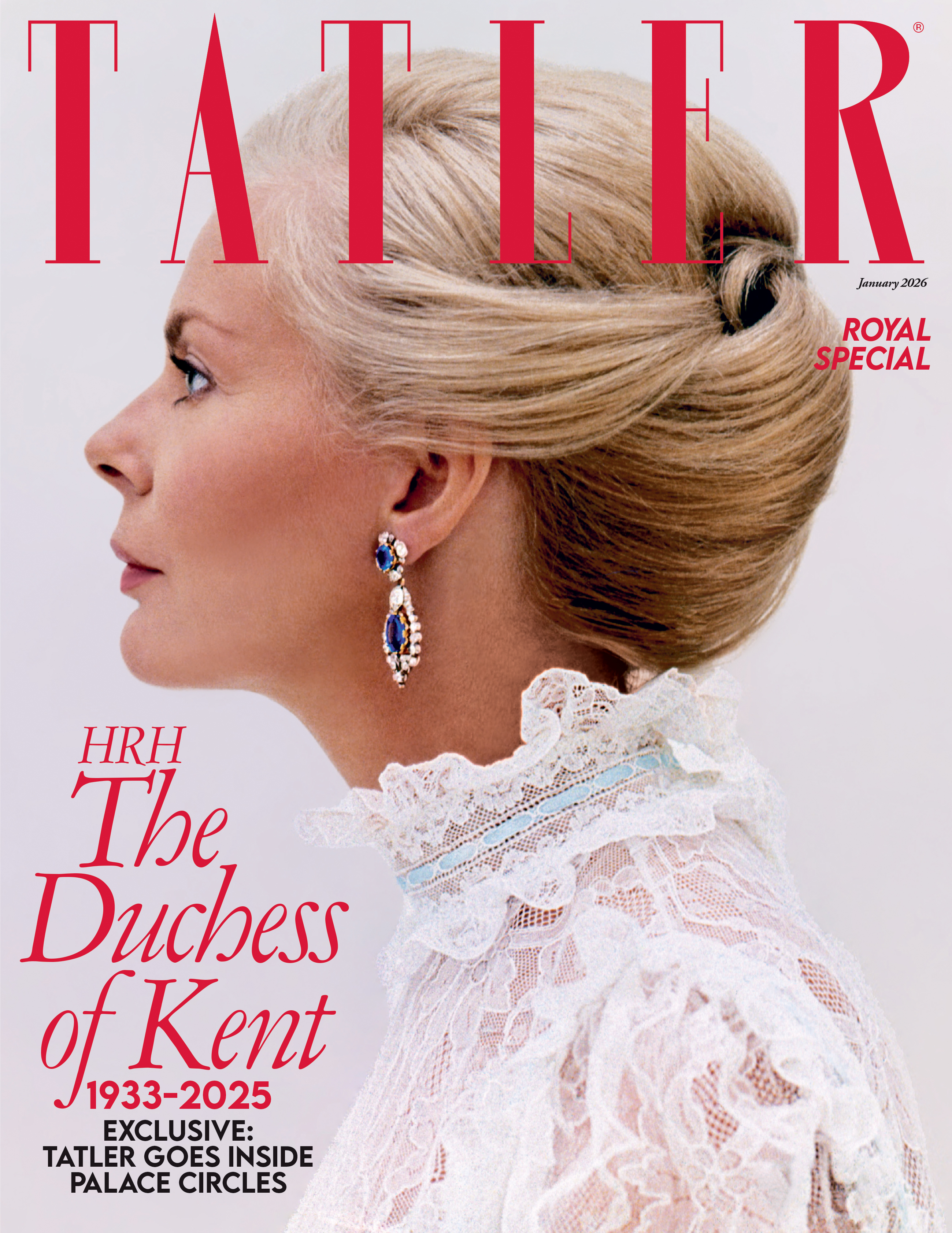 A portrait of the Duchess of Kent by Lord Snowdon on the front cover of Tatler