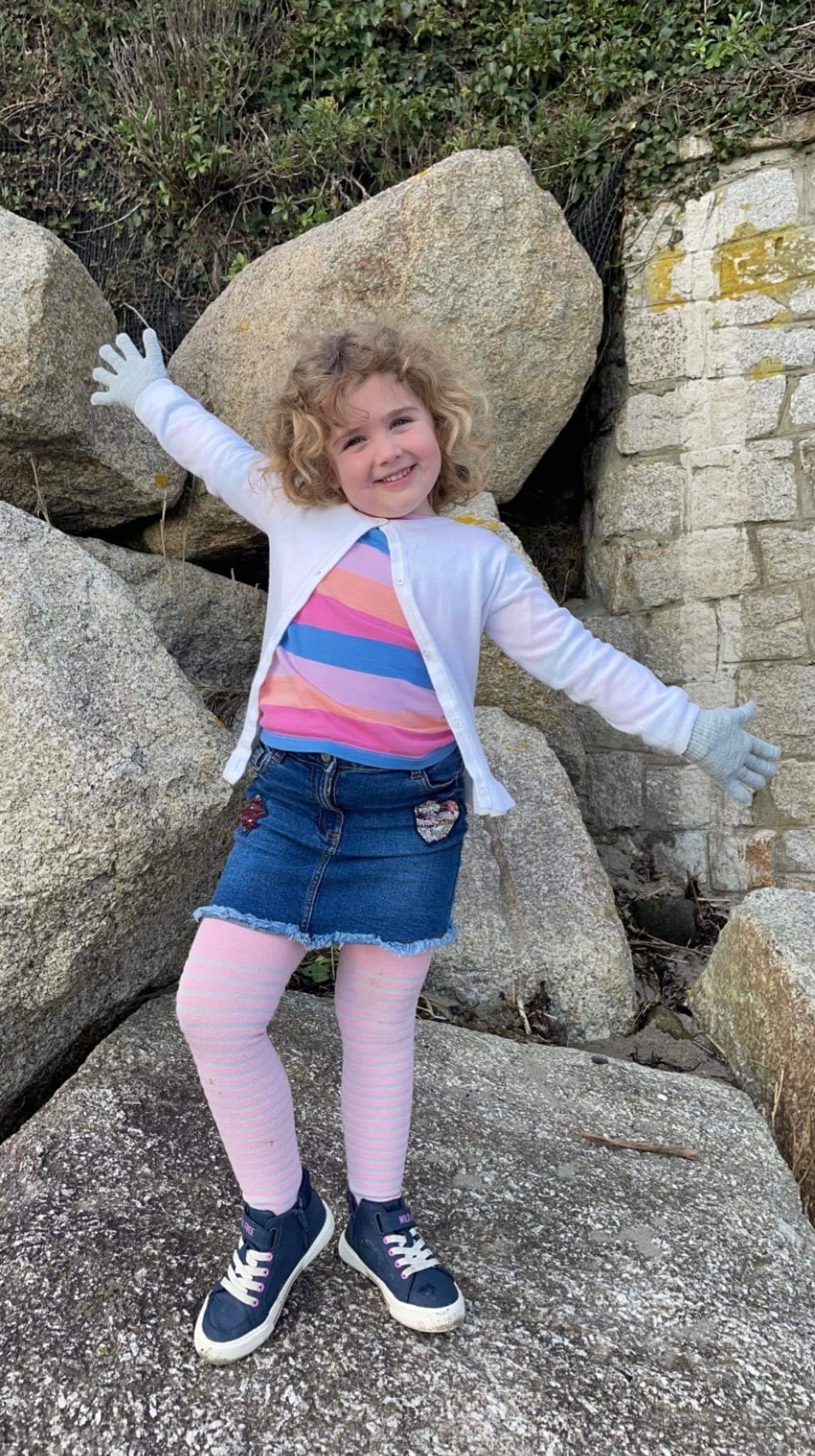 Amber underwent the operation on April 5 2023 (Family handout/PA)