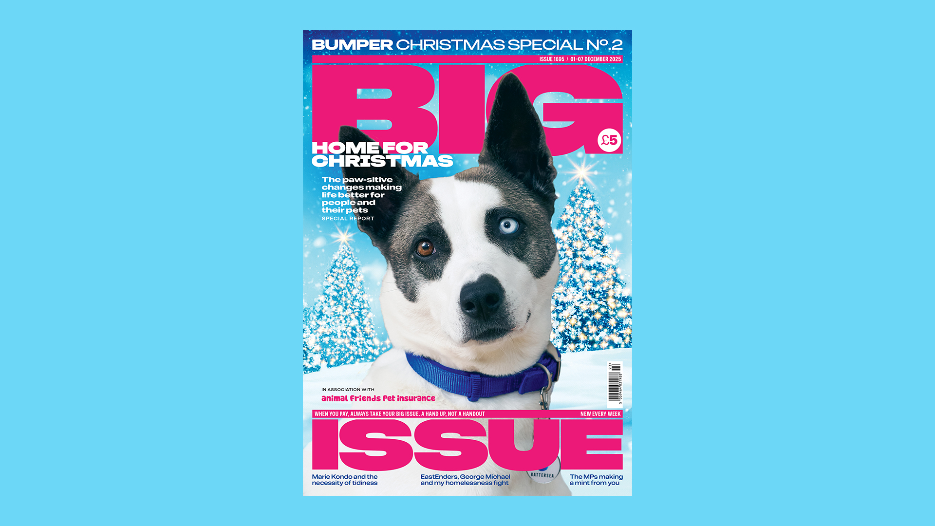 Front cover of the Christmas edition of the Big Issue