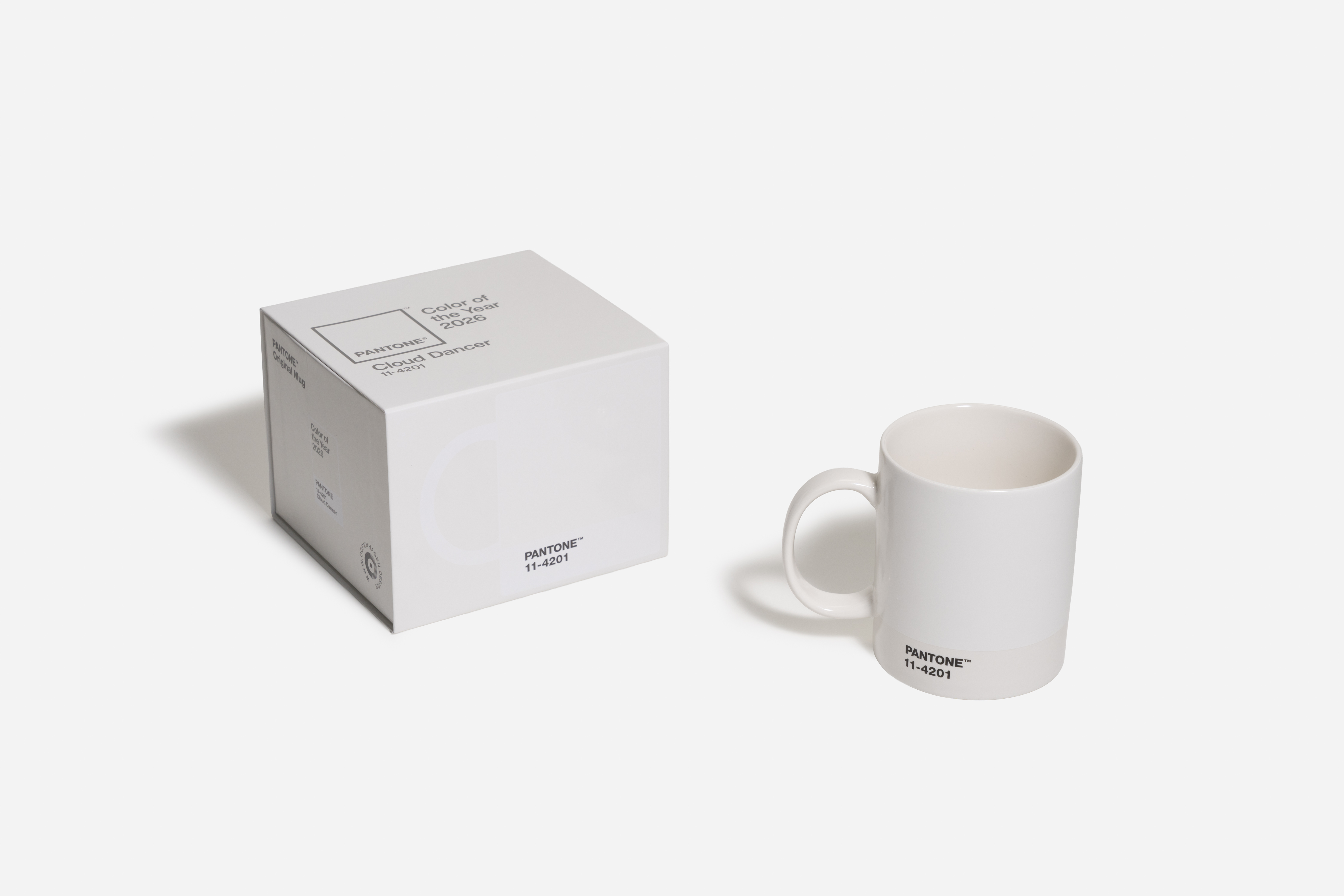 Pantone white mug