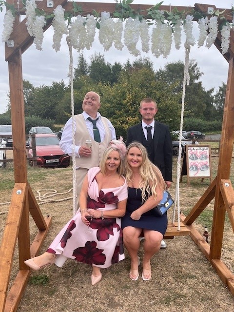 Mark Ashley and his family