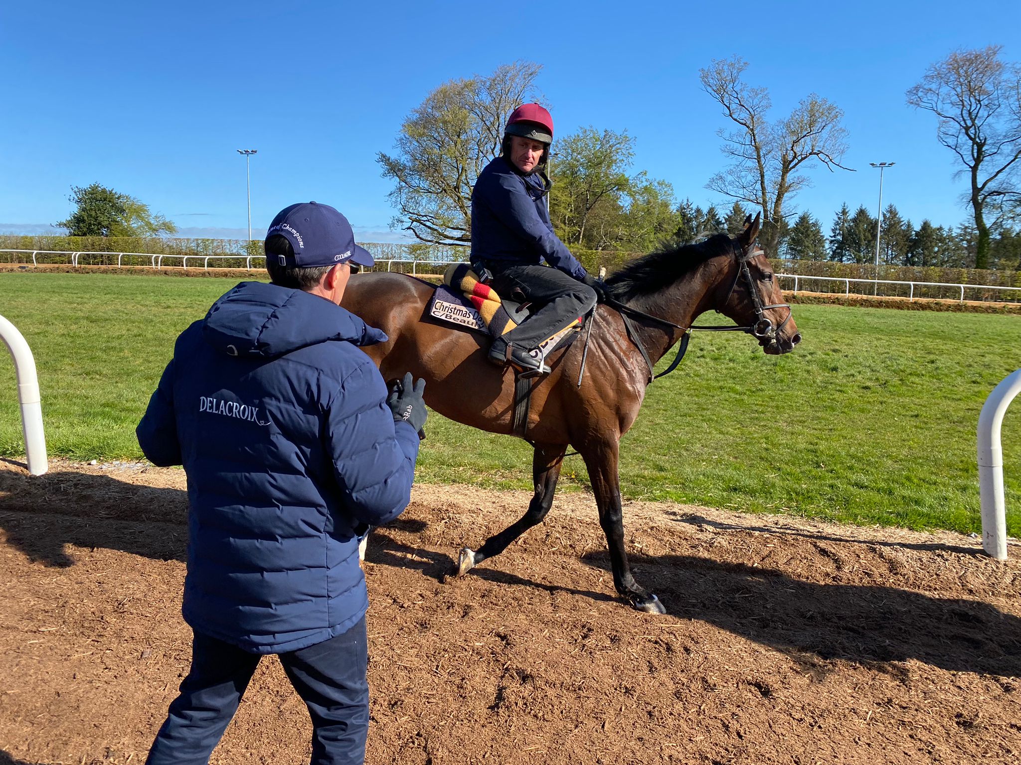 Christmas Day on the gallops at Ballydoyle