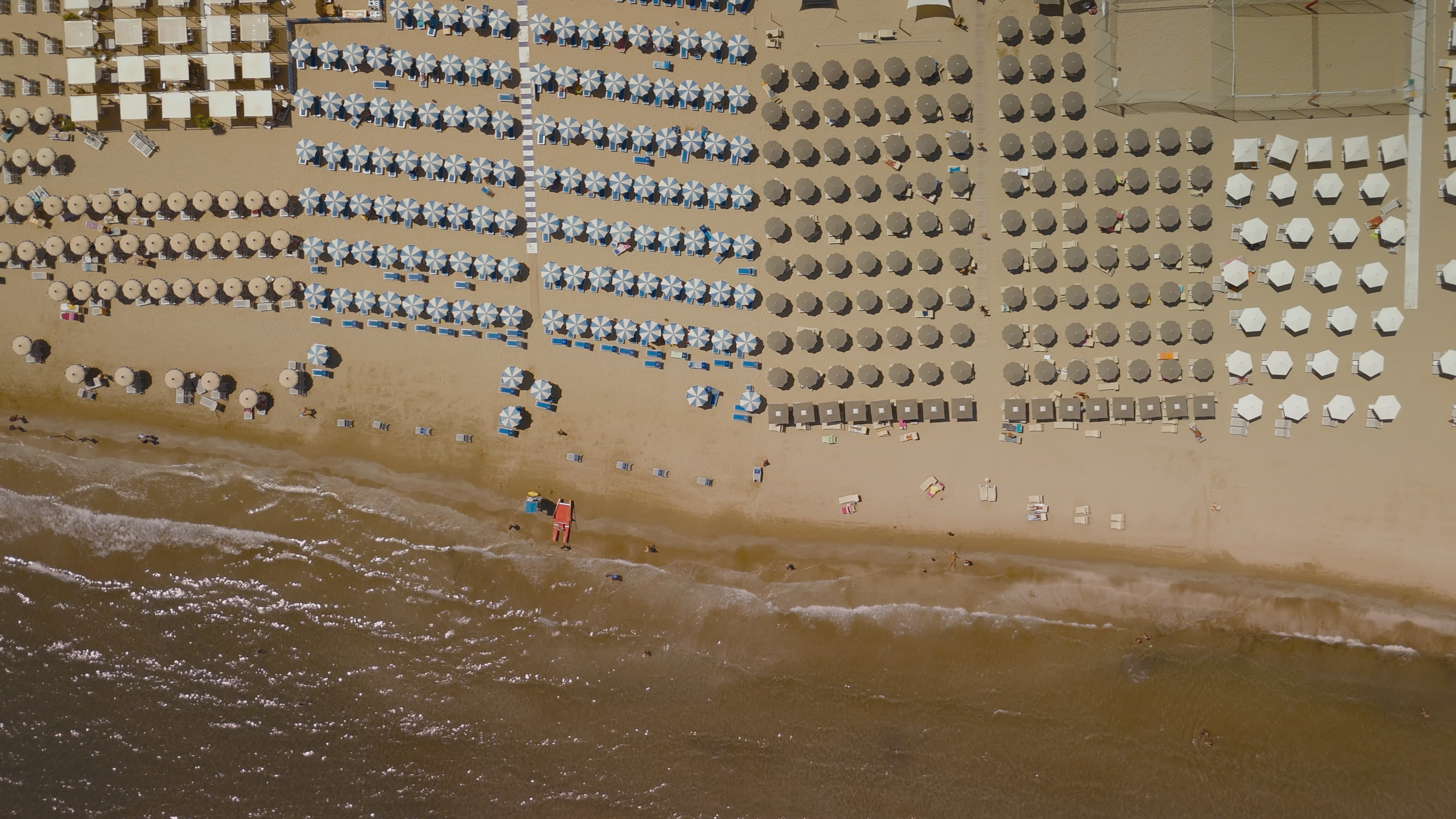 Senigallia’s beach, Le Marche (National Geographic/PA)