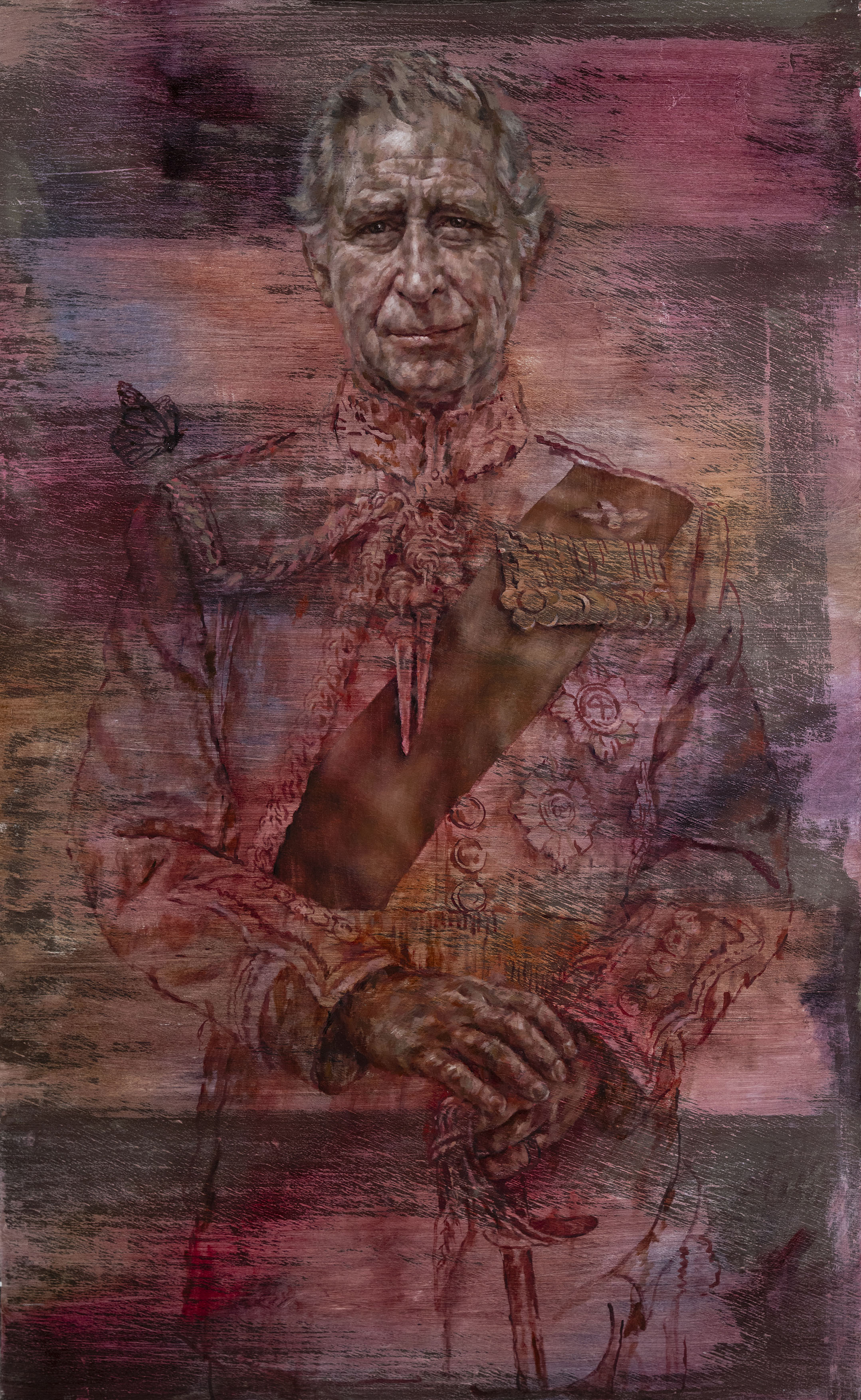 Jonathan Yeo's 2023 study of the King