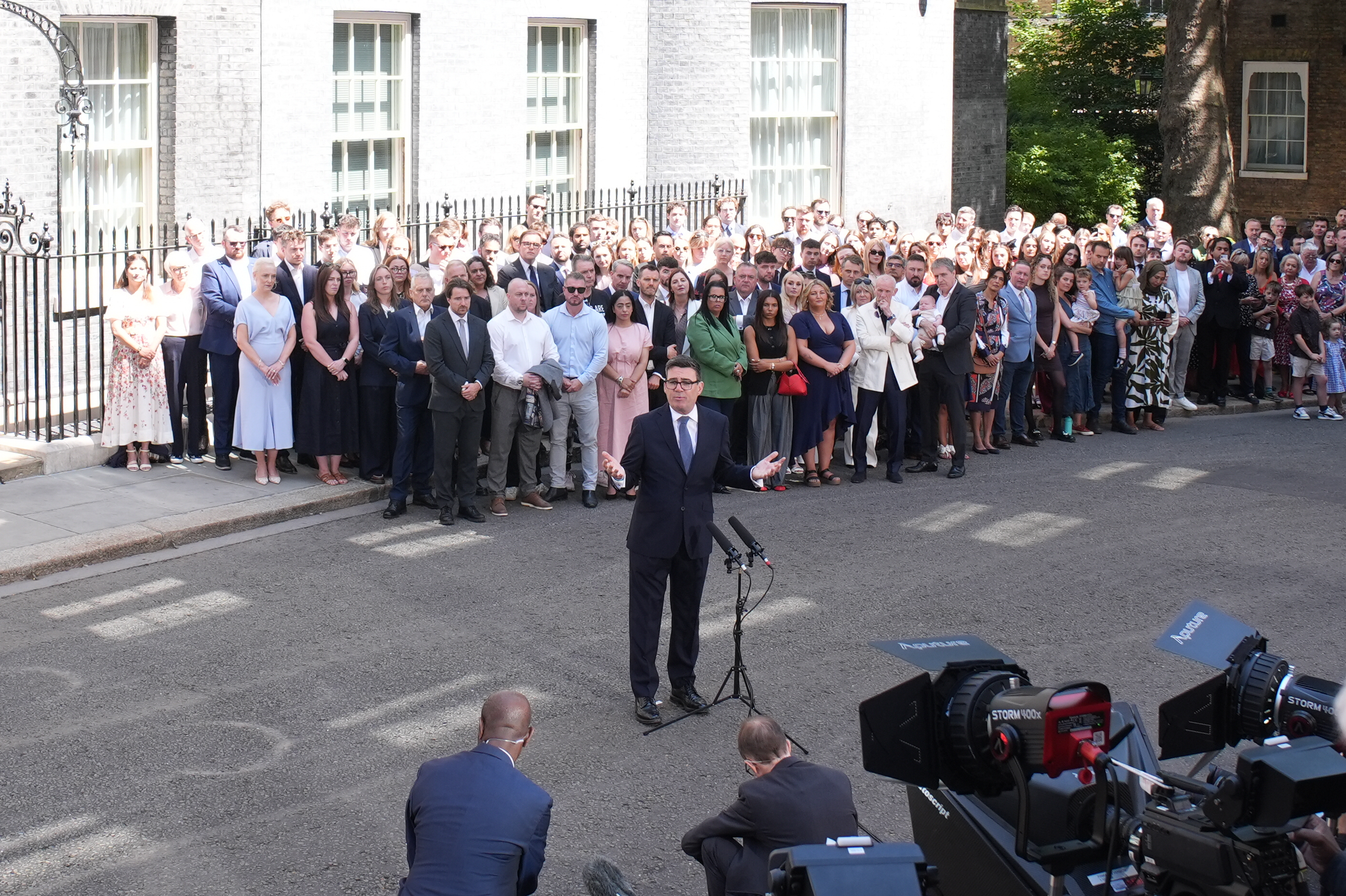 Andy Burnham in Downing Street