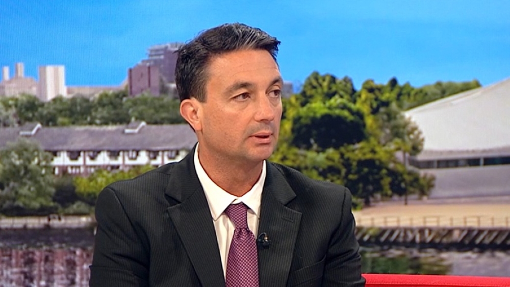 Screen grab taken from BBC News of Chris Walker, the lawyer for the families of the children murdered by Southport killer Axel Rudakubana, appearing on BBC News
