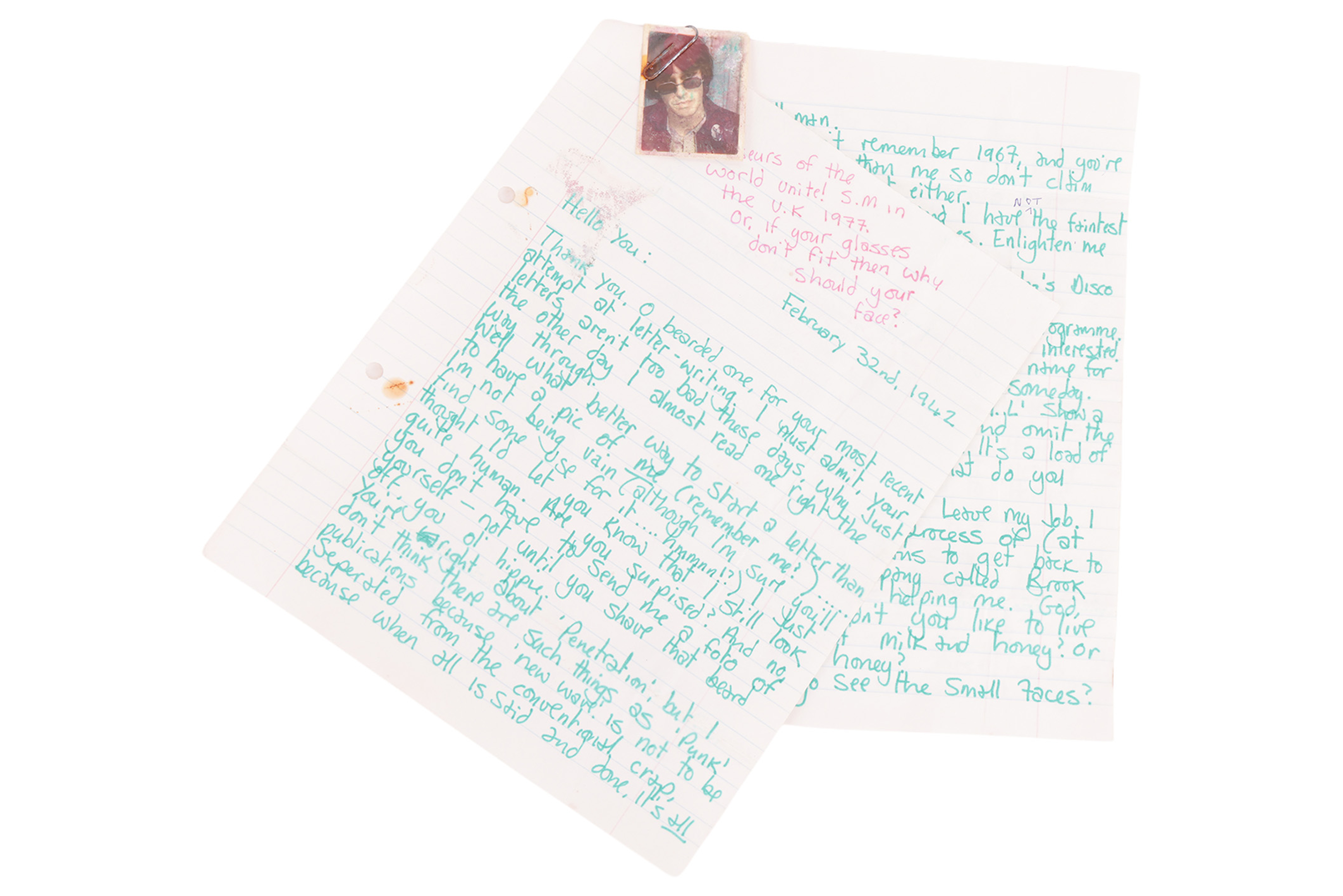 Morrissey letters