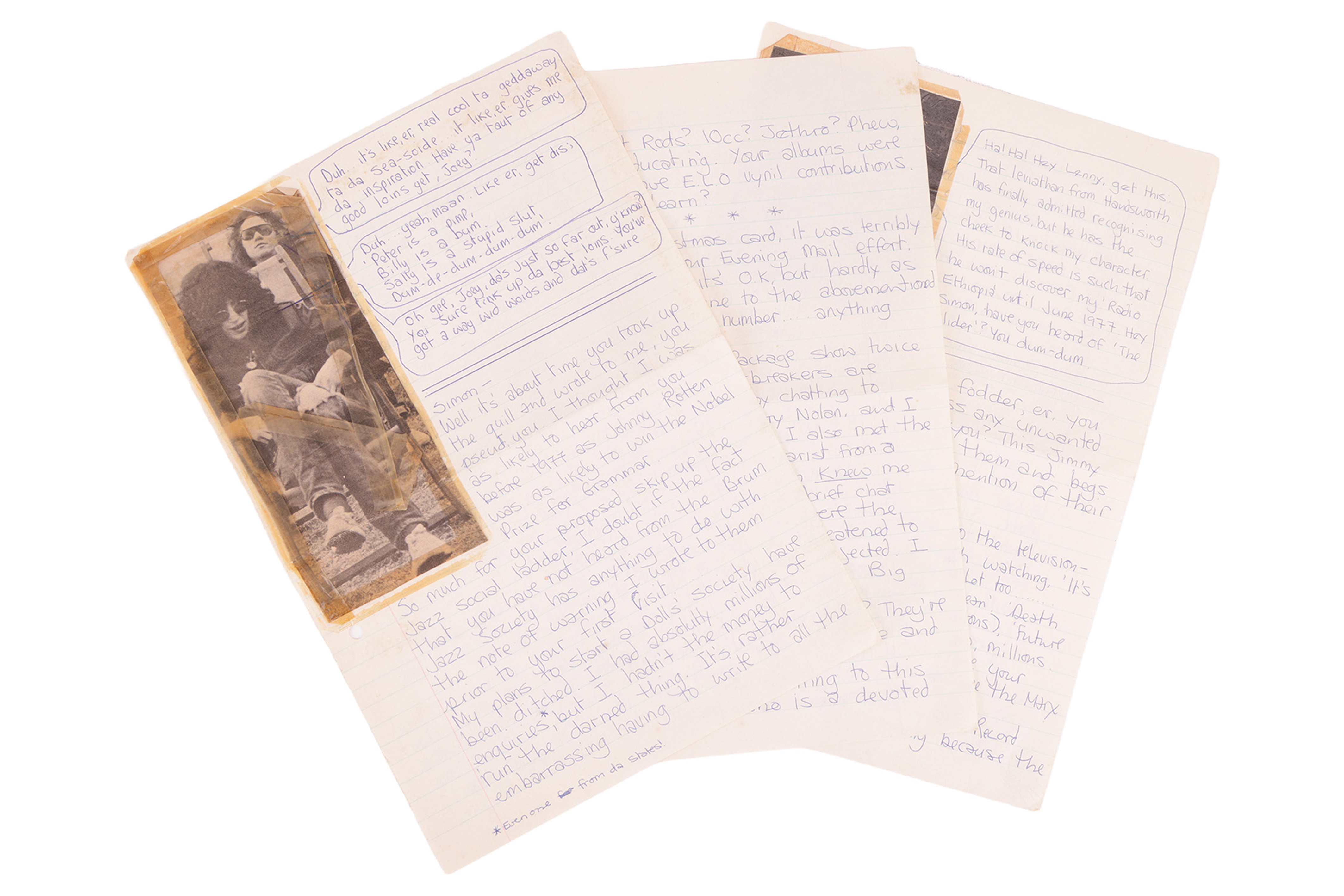 Morrissey letters