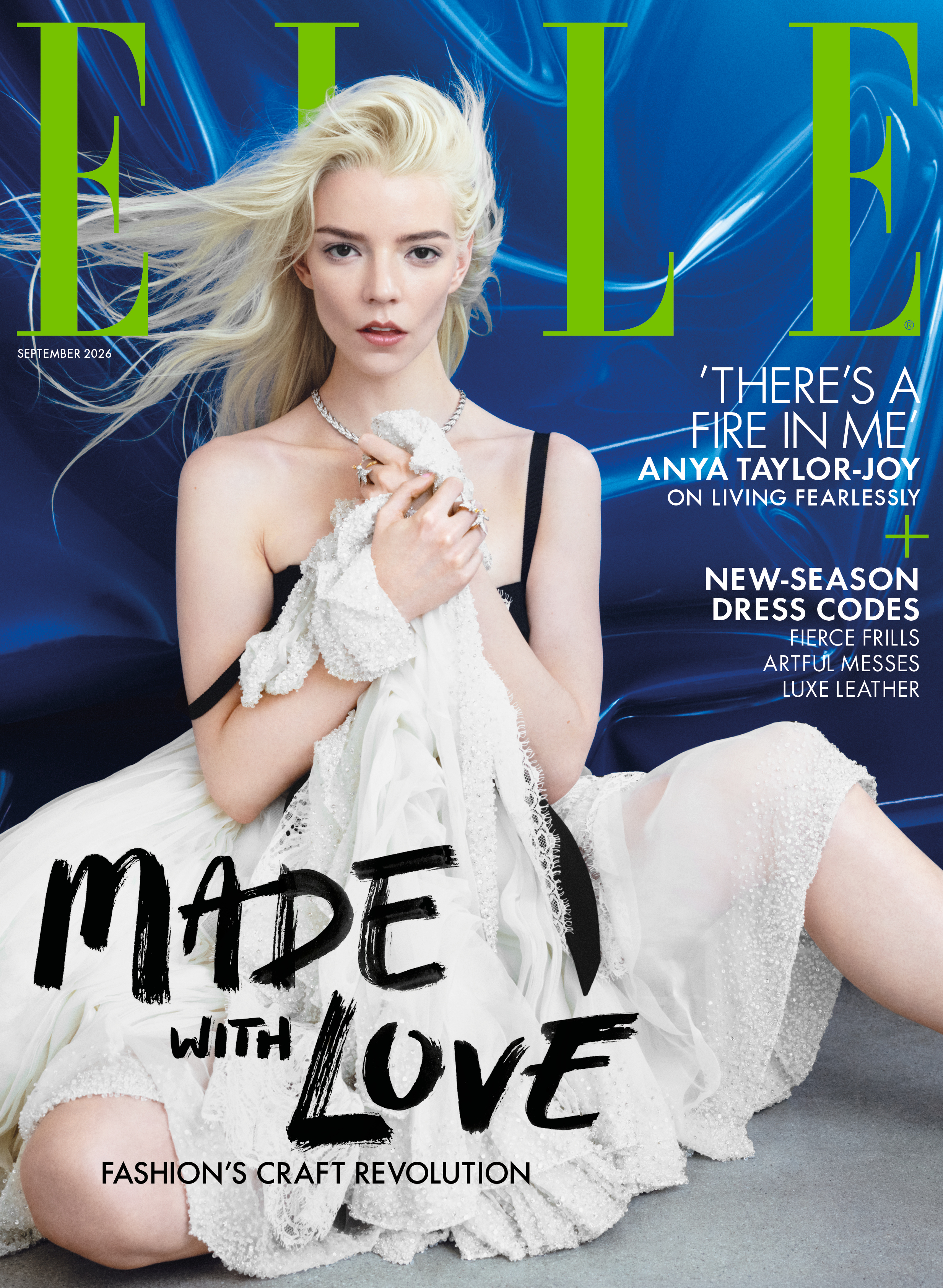 Anya Taylor-Joy on the Elle September cover