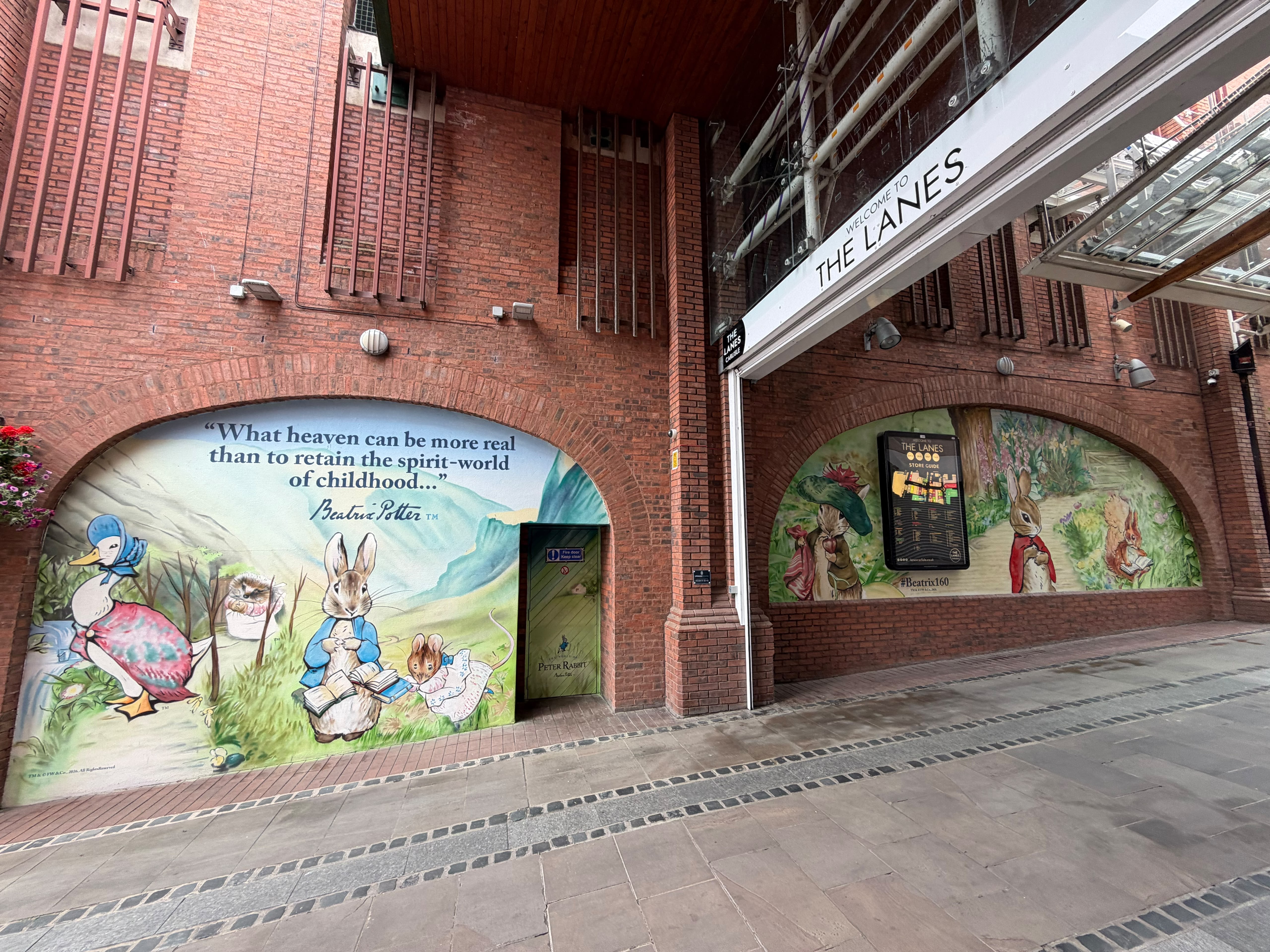 Murals featuring Beatrix Potter characters