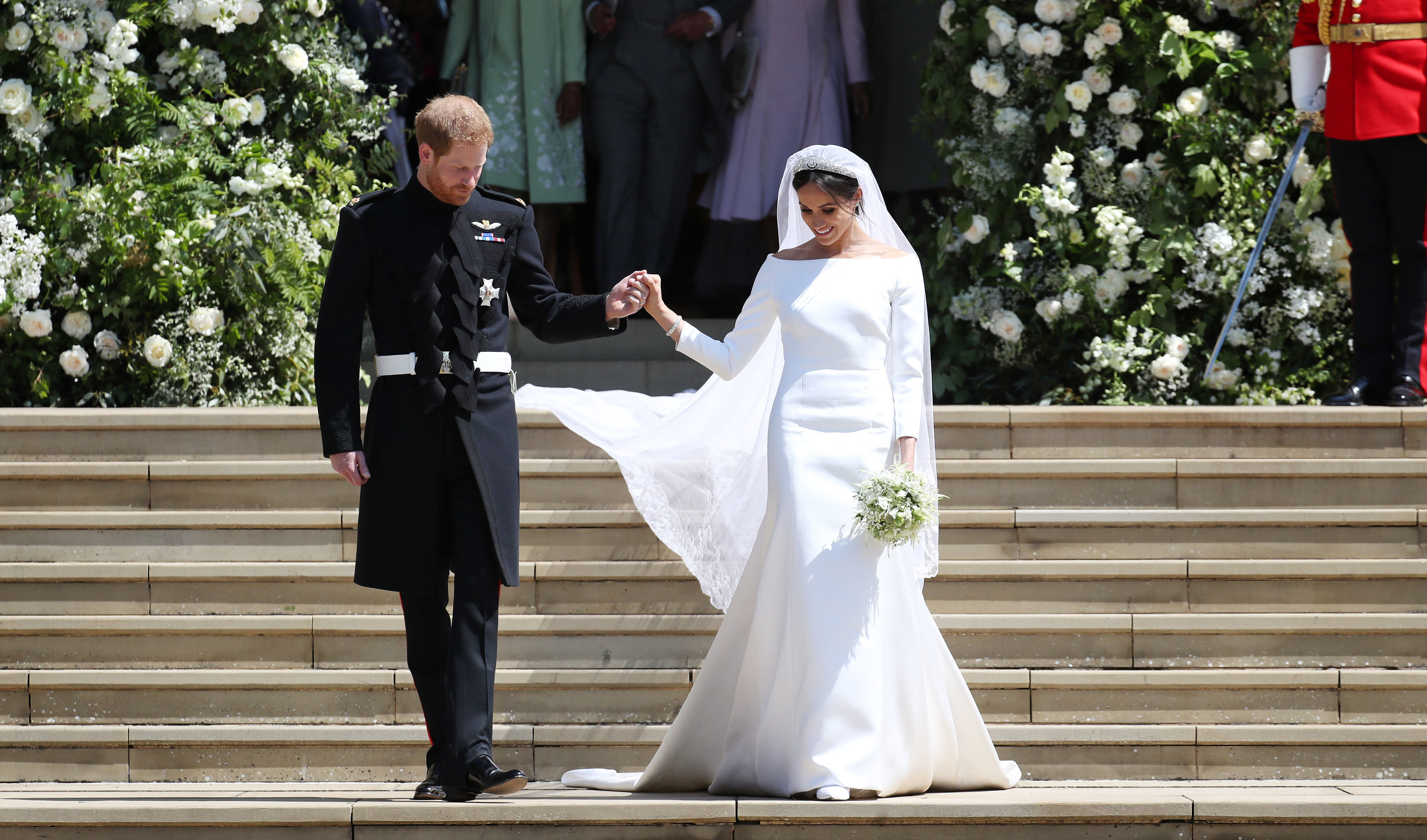 Harry and Meghan at their wedding
