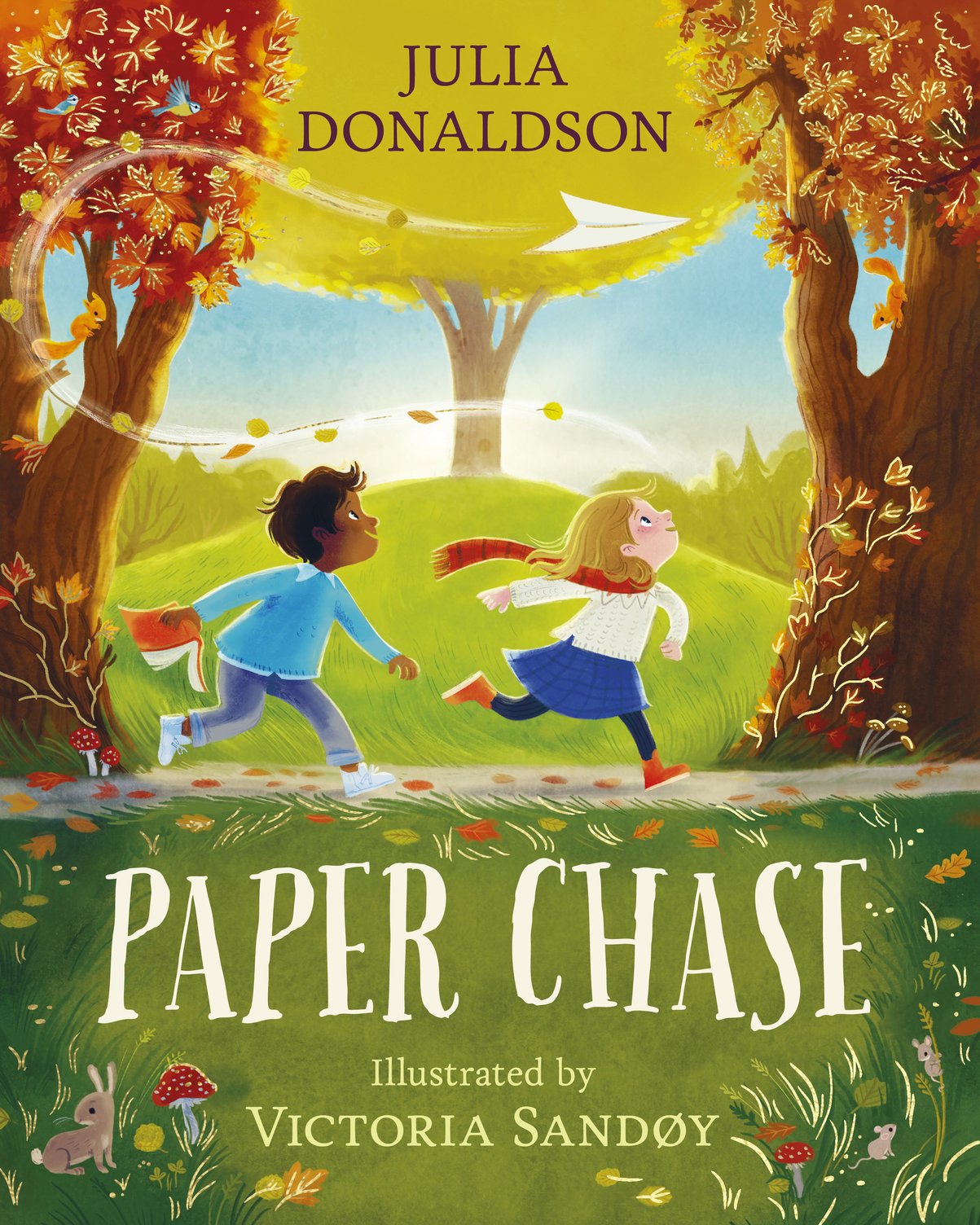 Paper Chase by Julia Donaldson, illustrated by Victoria Sandoy