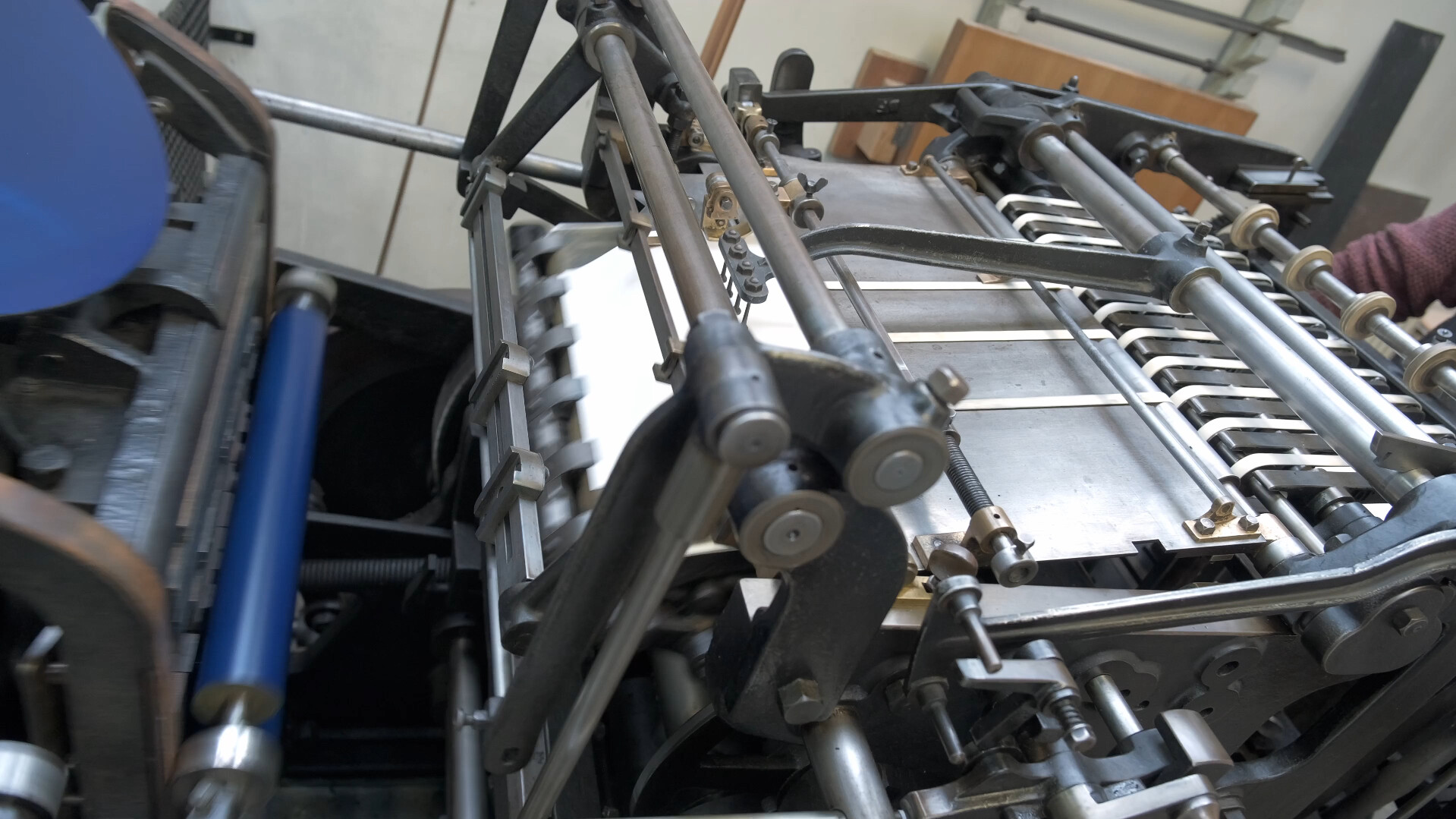 A close of view of the Falcon Safety Press