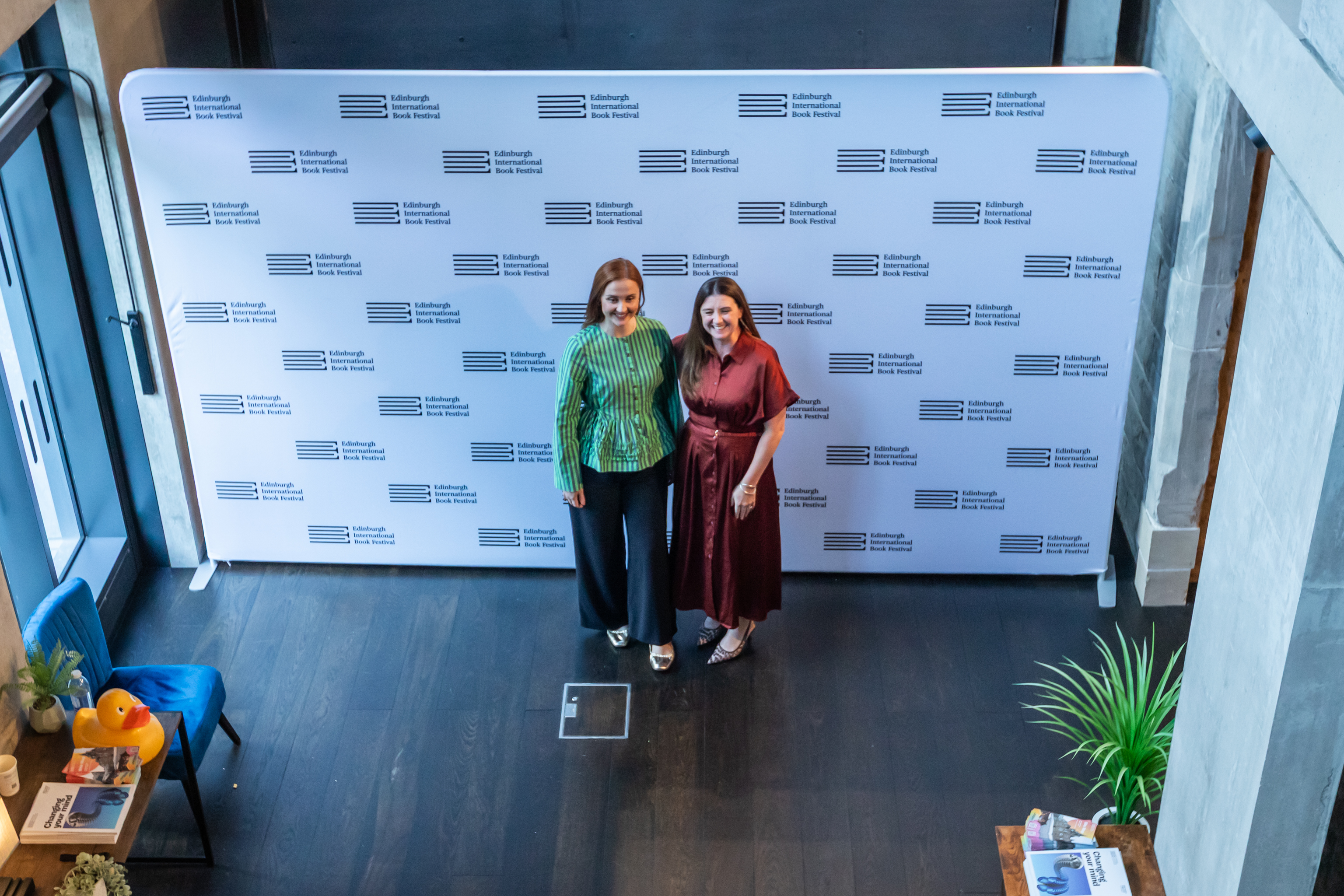 Mairi McAllan (left) with Jenny Niven