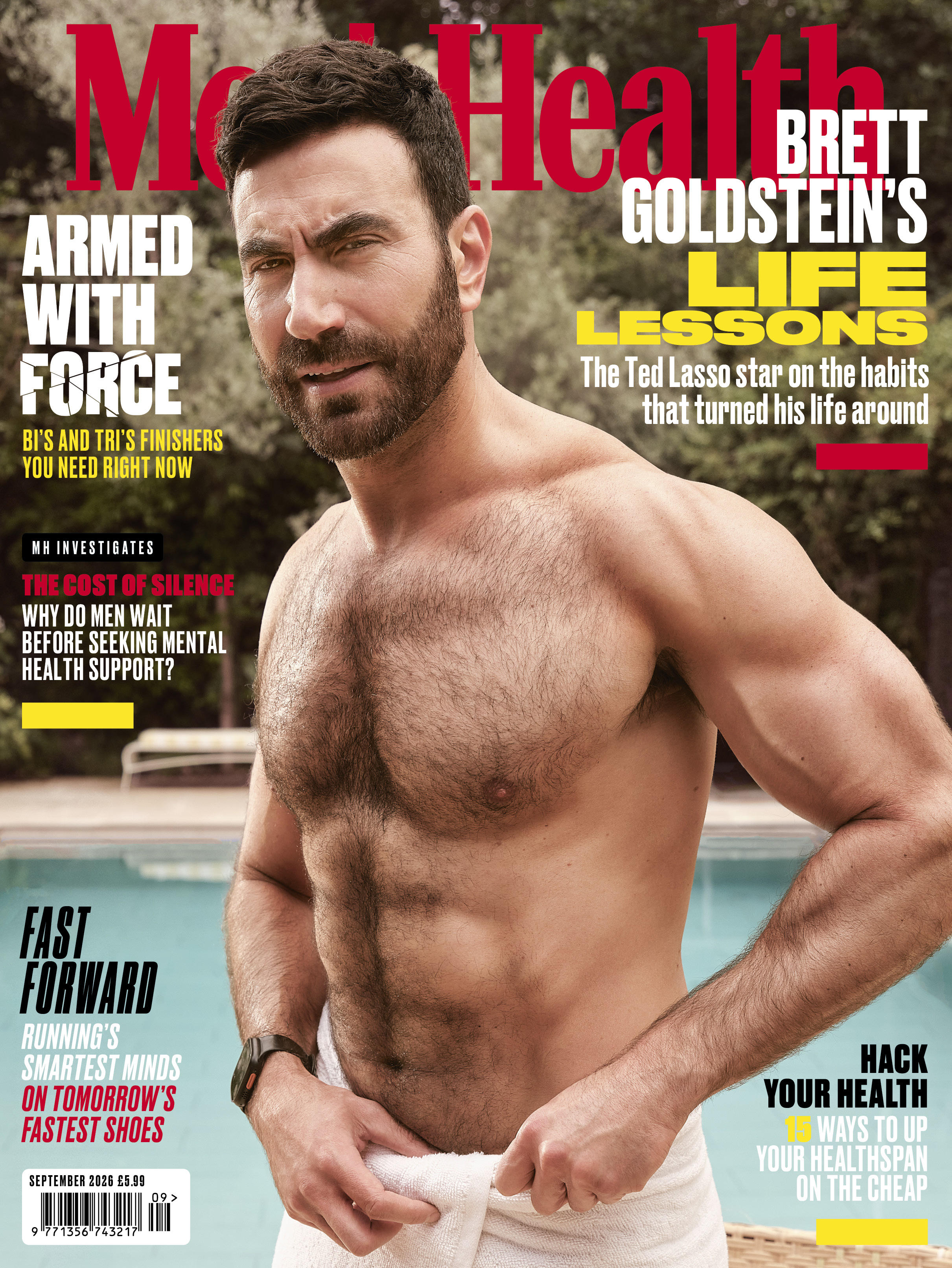 Ted Lasso star Brett Goldstein fronts the September cover of Men's Health UK