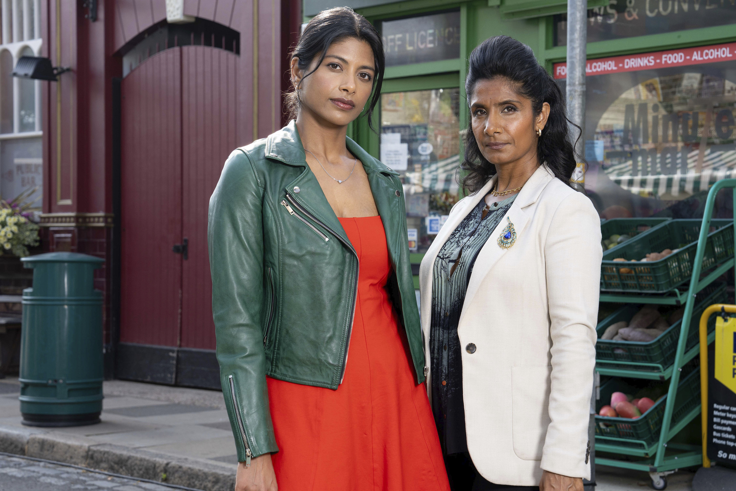 Ash Panesar (Sakira Vel) with her mother Suki Kaur Panesar (Balvinder Sopal)