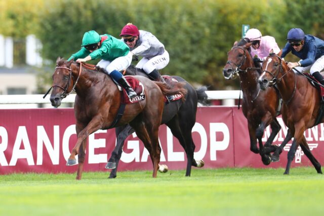 Varandir winning at ParisLongchamp