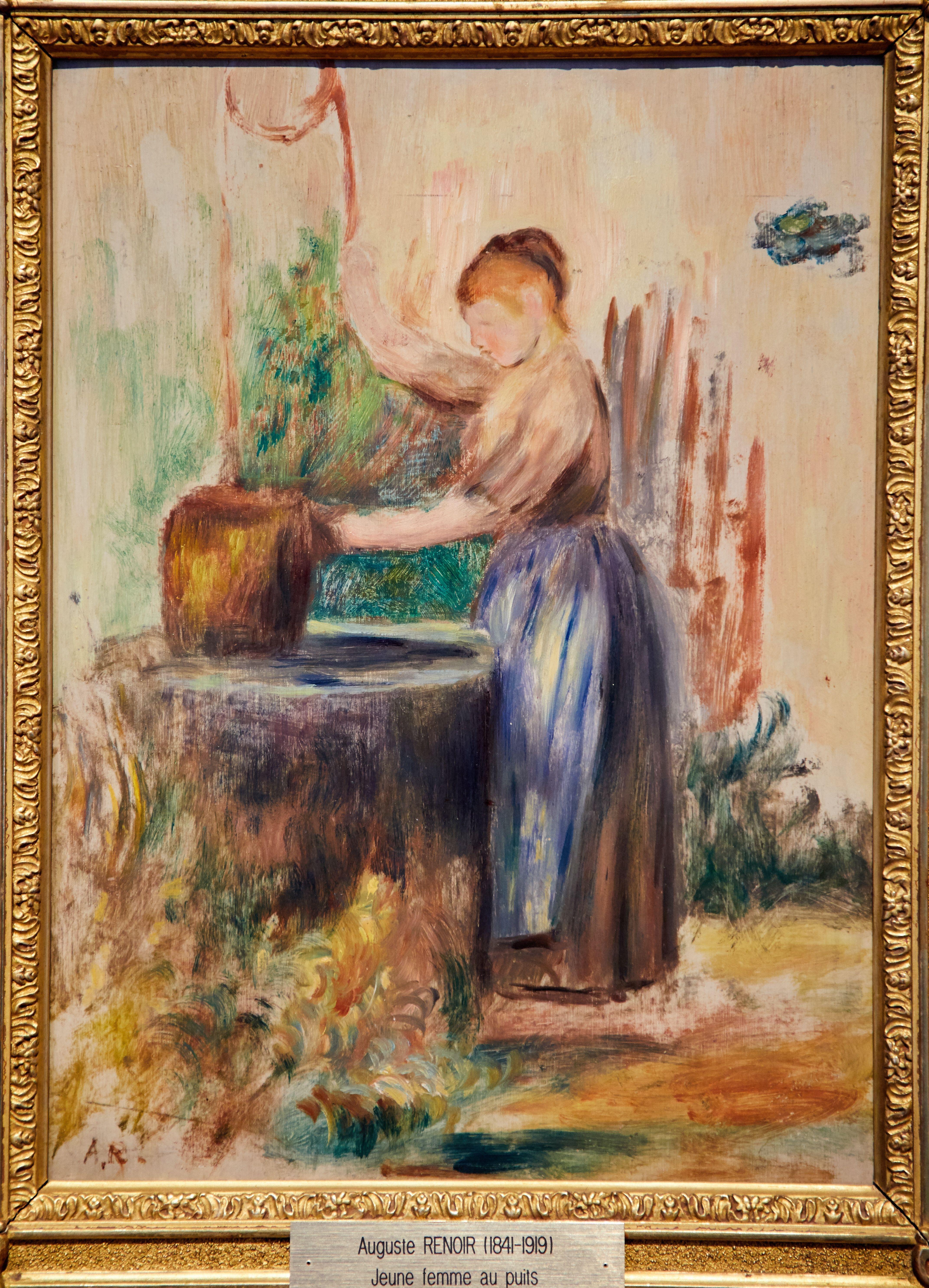 Jeune femme au puits, 1886 by Pierre Auguste Renoir