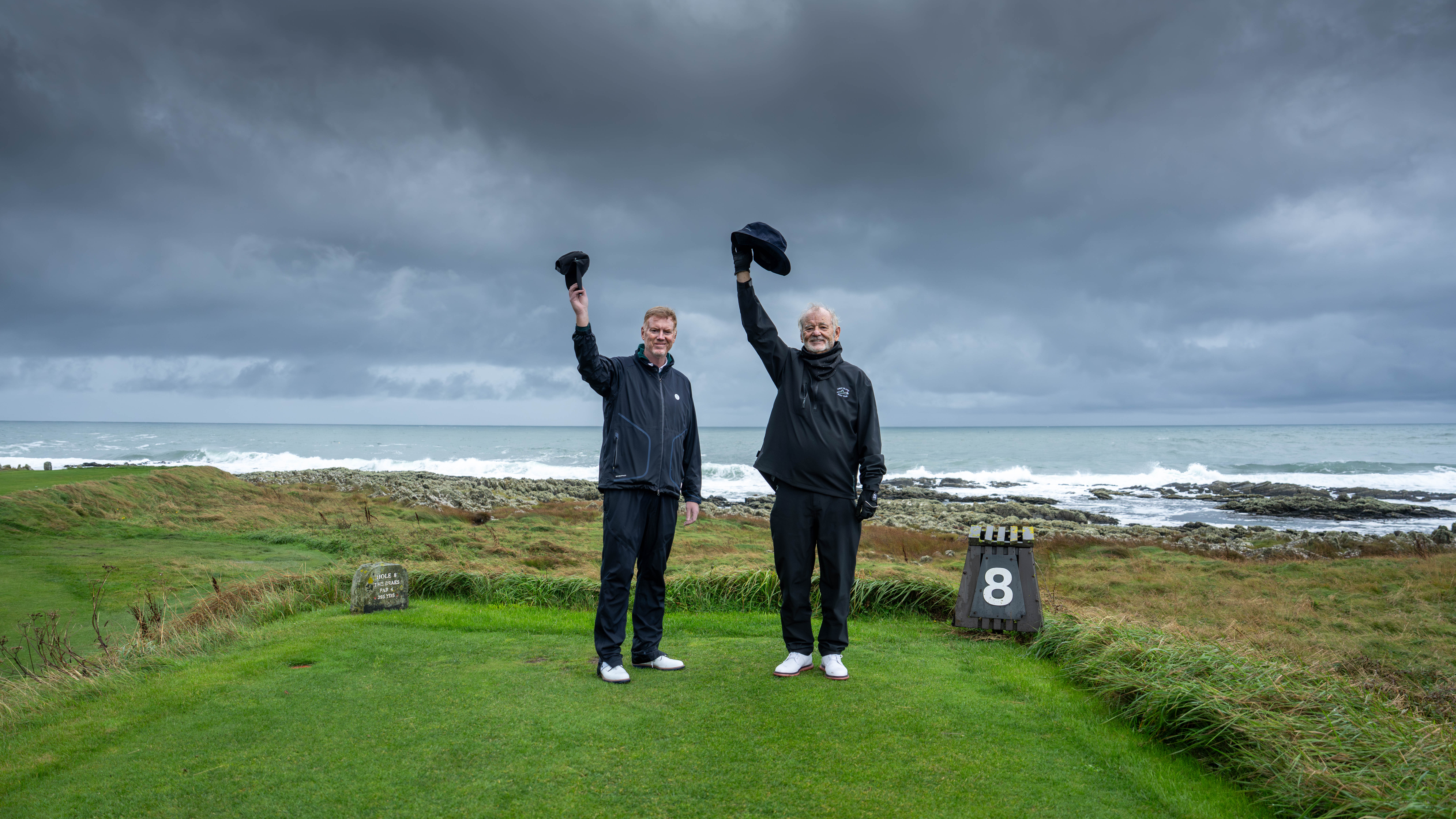 Bill Murray and Tom Coyne