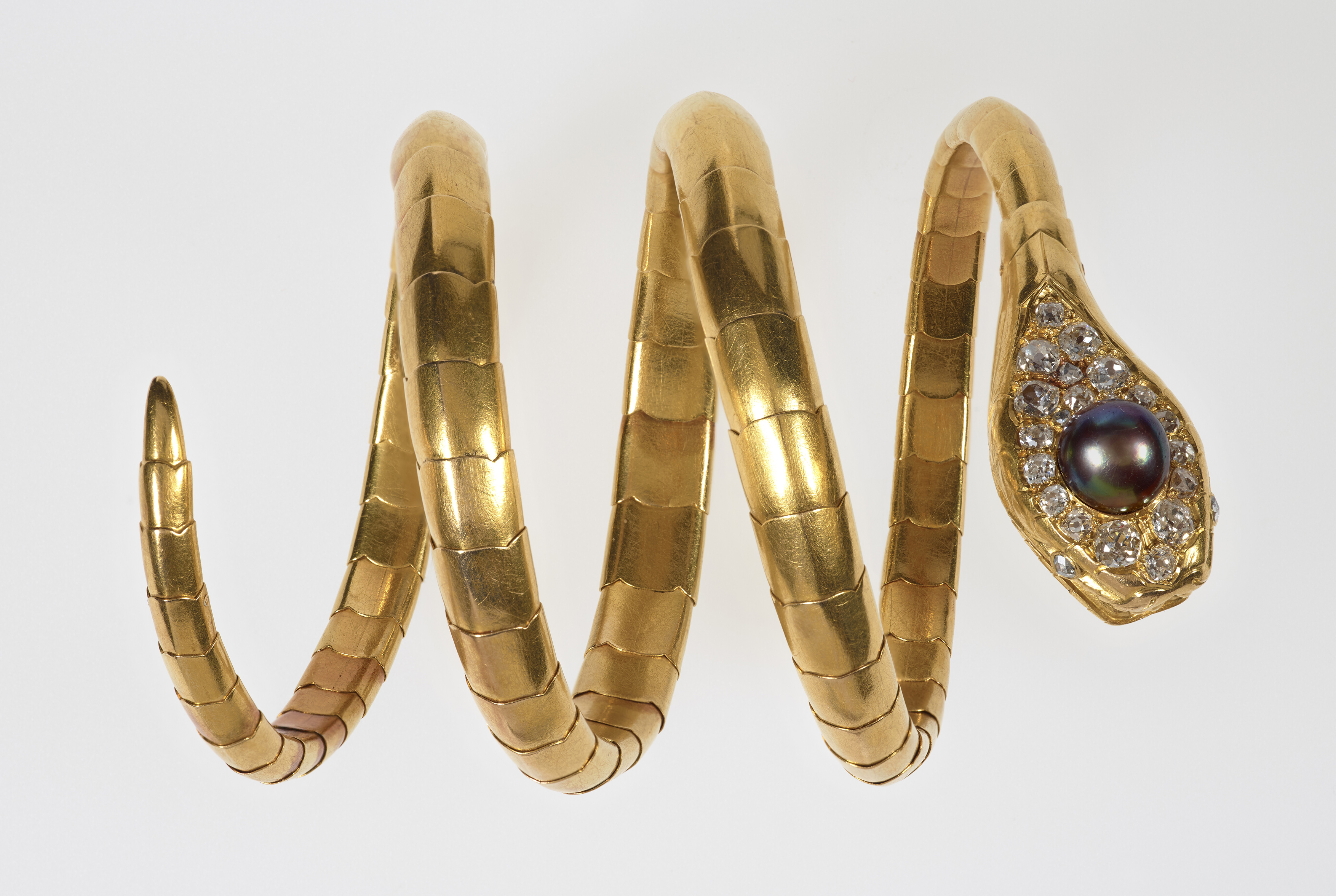 Queen Alexandra’s articulated serpent bracelet c.1870.