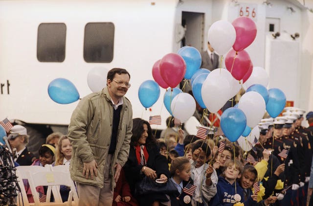 Terry Anderson at an airport