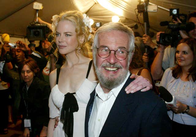 Robert Benton with Nicole Kidman at the Toronto International Film Festival in 2003