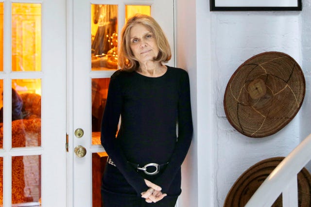 Gloria Steinem at her home in New York