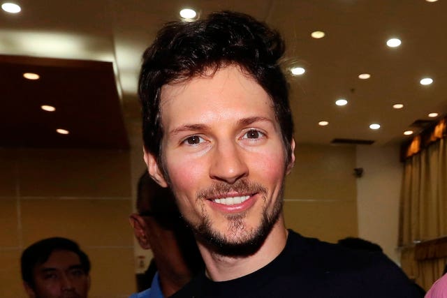 Telegram co-founder Pavel Durov in Jakarta, Indonesia in 2017