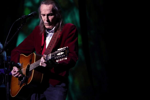 Legendary singer-songwriter Gordon Lightfoot performs his classic hits at the McPherson Playhouse in Victoria, British Columbia, on October 23, 2017