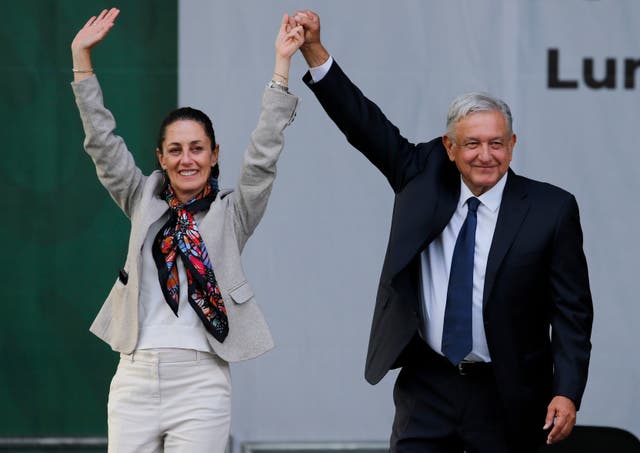 Claudia Sheinbaum and the Mexican leader