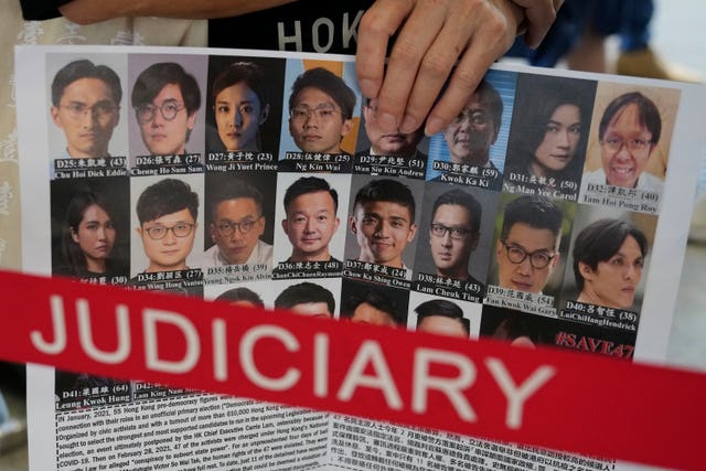 Hong Kong placard