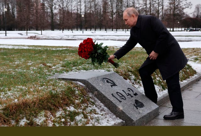 Russia Leningrad Siege Putin