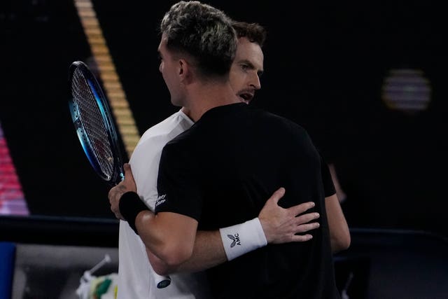 Andy Murray, left, and Thanasi Kokkinakis