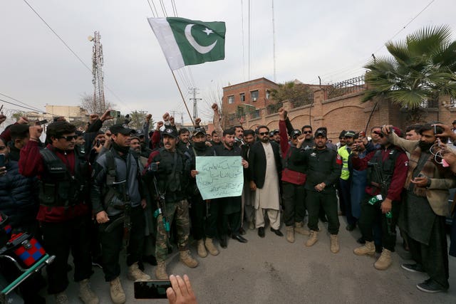 Peshawar protesters