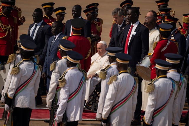 South Sudan Pope