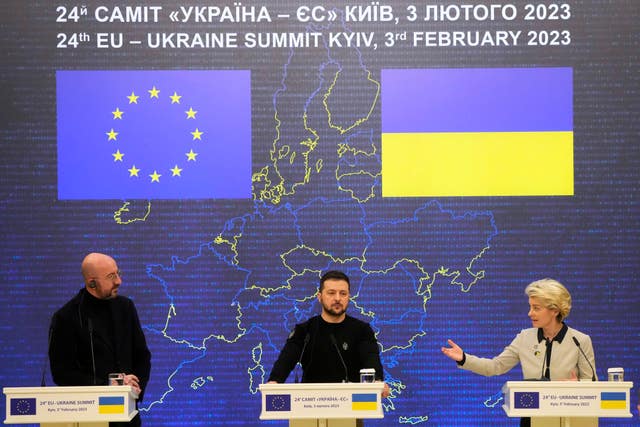 APTOPIX Russia Ukraine War EU