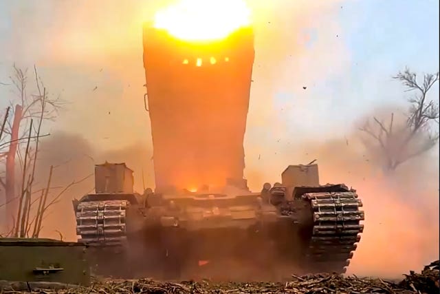 Artillery fire