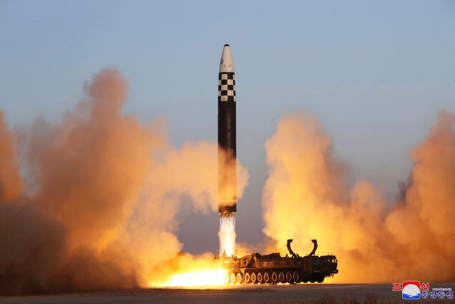 Missile launched